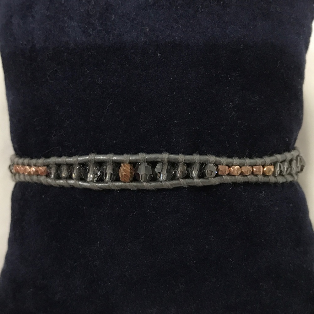 New Chan Luu Bracelet:Grey Crystals & Bronze Beads — image 7 of 7